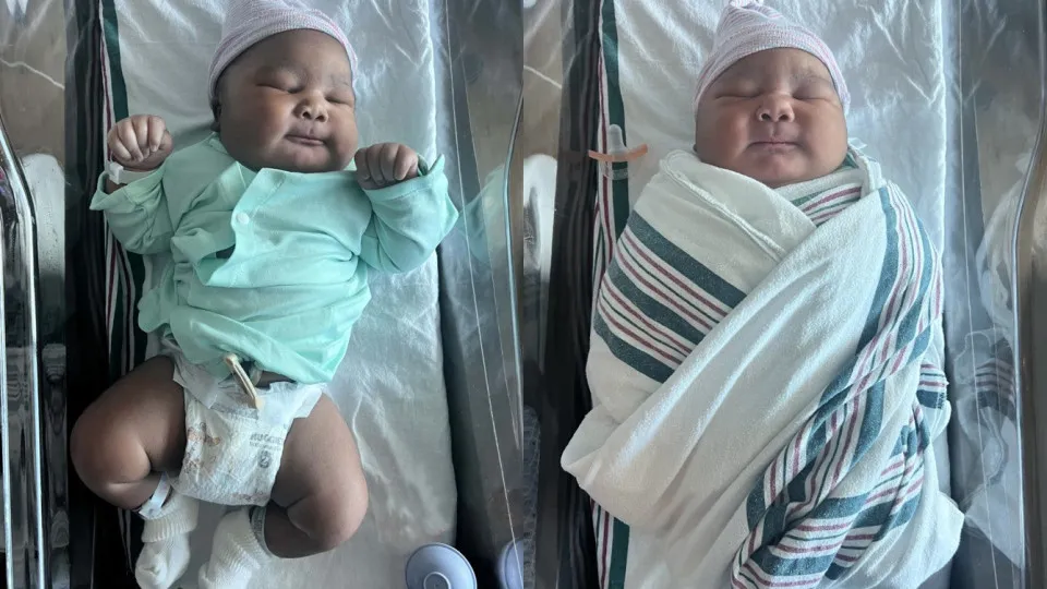 "Saiu de mim?" Mulher dá à luz bebê com 6,3 kg nos EUA – um 'recorde'