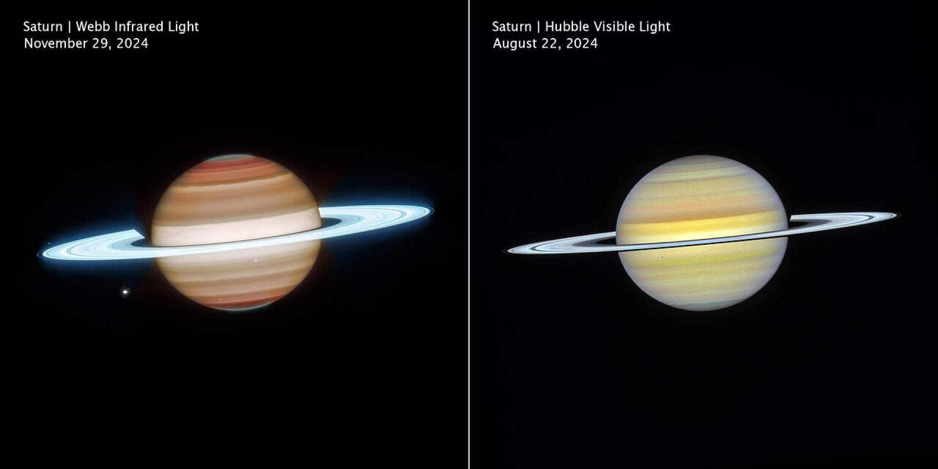 Novas imagens de Saturno revelam detalhes impressionantes do planeta